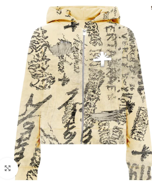 Screenshot 2025-12-03 145813 Vertabrae – Ivory Graffiti Zip Up Hoodie