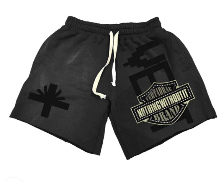 Screenshot 2025-12-03 151038 Vertabrae Black Double Emblem Shorts