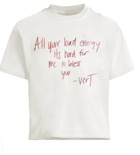 Vertabrae Push Tee White T-Shirt