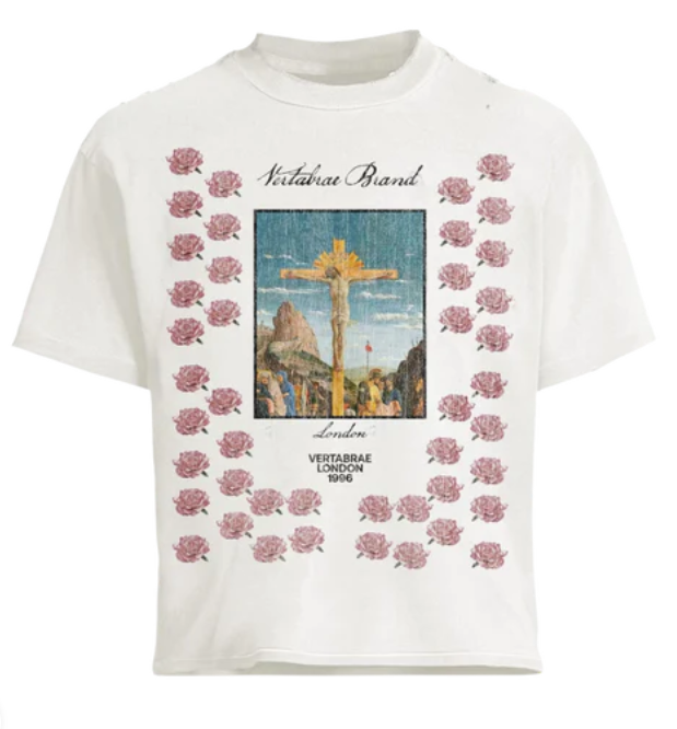 Vertabrae Roses T-shirt White