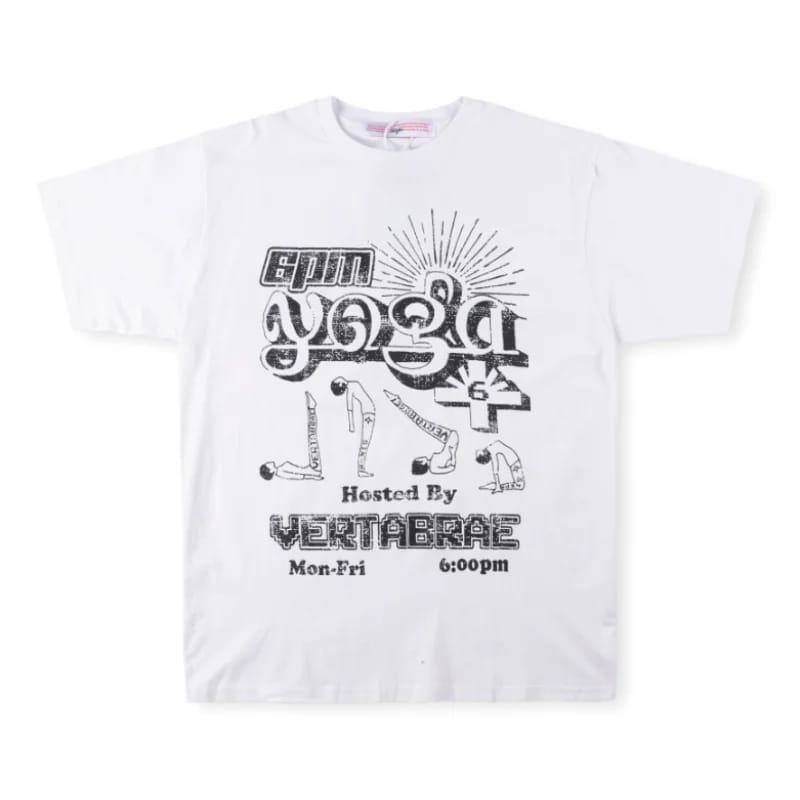 Vertabrae-6pm-Yoga-T-shirt-White-1 Vertabrae 6pm Yoga T-shirt White