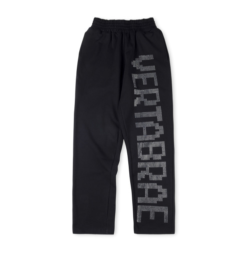 Vertabrae Black with Black Diamond Shine Sweatpant