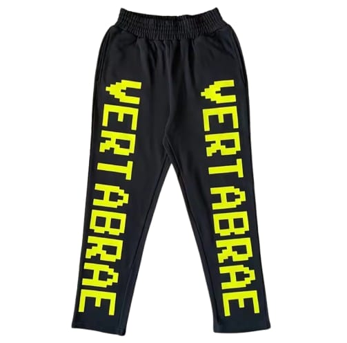 Vertabrae Black with Yellow Logo Sweatpant