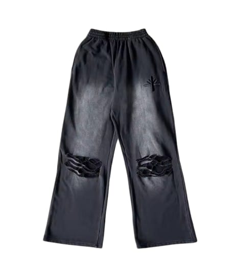 Vertabrae Blacked Ribbed Sweatpant