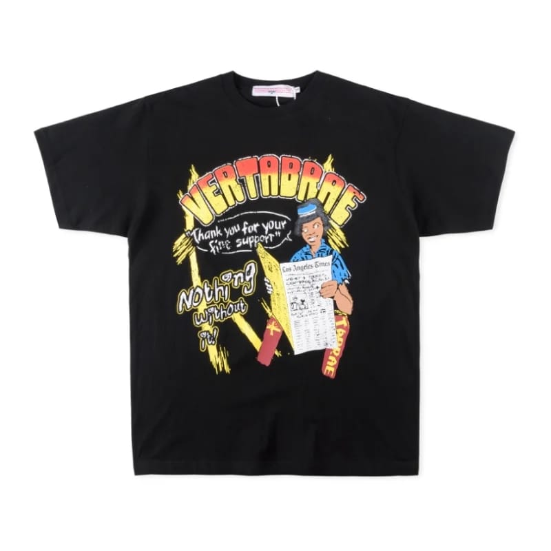 Vertabrae-Nothing-Without-it-Fire-T-shirt-Black-2 Vertabrae Nothing Without it Fire T-shirt Black